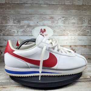 Nike Cortez Basic Leather Men's Size 11.5 OG White Forrest Gump Athletic Shoes